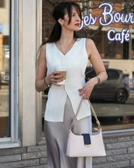 40 Momme Seidene Blazer-Weste
