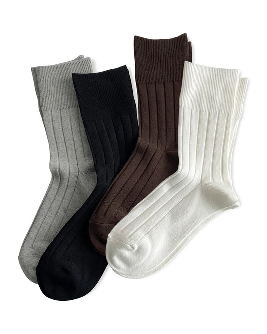 Damen Kaschmir-Modal Crew-Socken