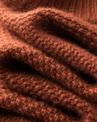 Damen-Kaschmirpullover mit halbem Reißverschluss