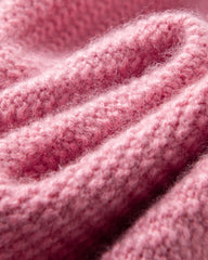 Damen-Kaschmirpullover mit halbem Reißverschluss