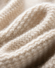 Damen-Kaschmirpullover mit halbem Reißverschluss