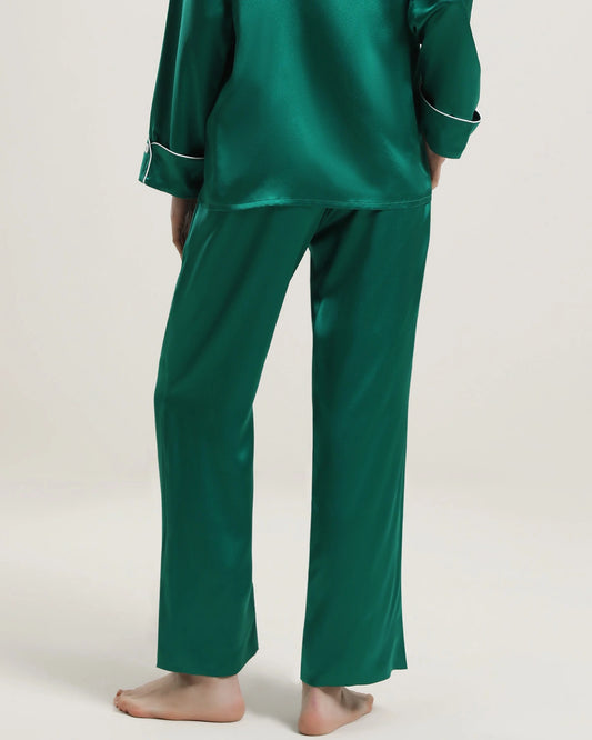 Damen Seiden-Loungehose (lang)