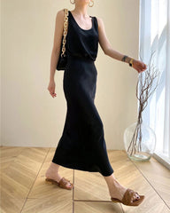 Zweiteiler aus Seide für Damen