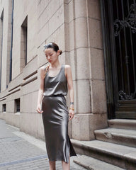 Zweiteiler aus Seide für Damen