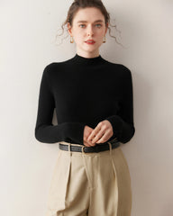 Damen-Kaschmir-Unterziehshirt mit schmaler Passform