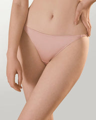 Seiden-Triangle-Bralette und V-String-Slip-Set