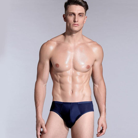 Herren Dreieck-Seiden-Boxershorts