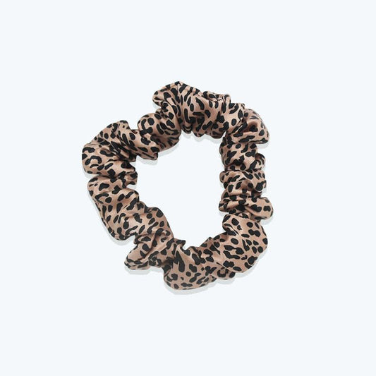 Leopard populäre Seiden-Haargummis, Scrunchy
