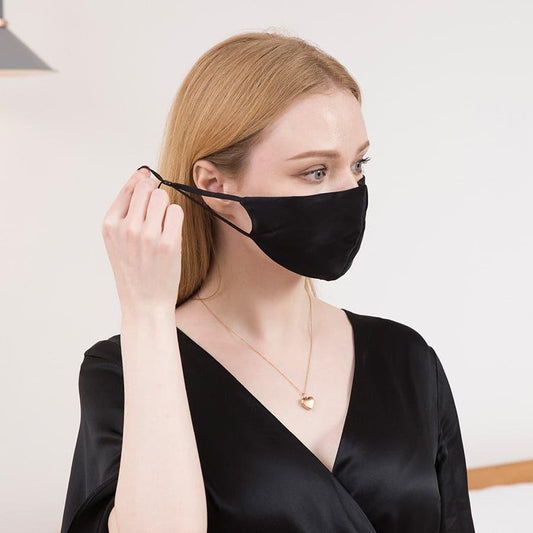 19 Momme Seiden-Verstellbare Gesichtsmaske